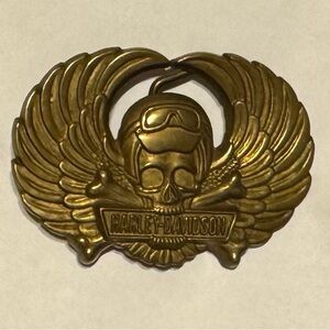 Harley-Davidson 1979 Brass Vintage Belt Buckle